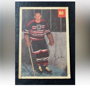 Vintage Hockey Trading Card George gee # 81 parkhurst